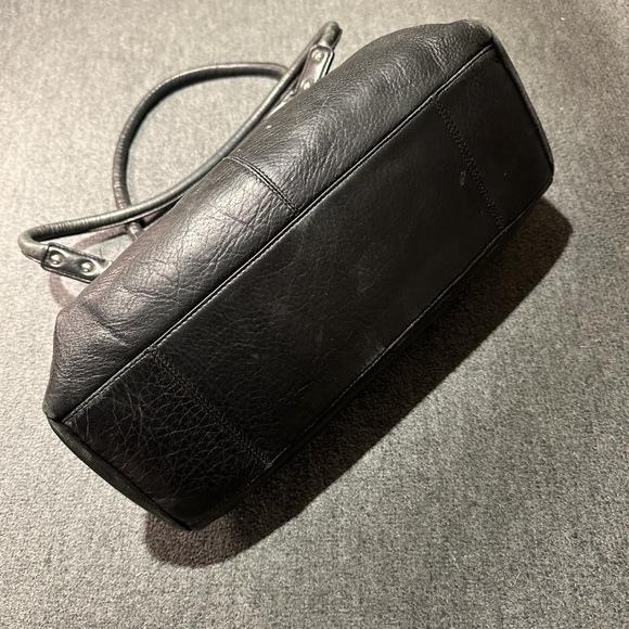 Derek Alexander - Black Leather Handbag - Picture 6 of 7